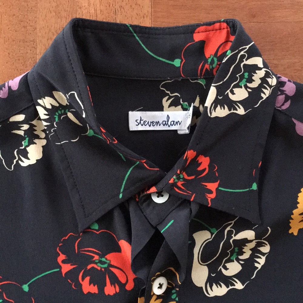 Silk poppies blouse from Steven Alan